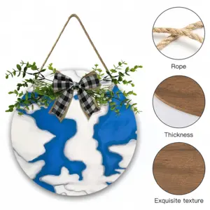 Foothills 1 Wooden Hanging Board (Circular)