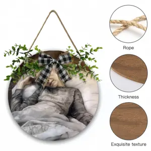 Sweet Dreams Wooden Hanging Board (Circular)