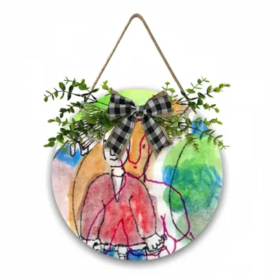 Everyday Micro-Scenes 054 Wooden Hanging Board (Circular)