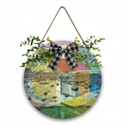 Boathouse Wooden Hanging Board (Circular)