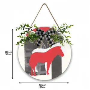 Wwf Przewalskis Horse Wooden Hanging Board (Circular)