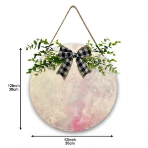 Heartwarming Wooden Hanging Board (Circular)