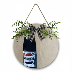 Pepsi Wooden Hanging Board (Circular)