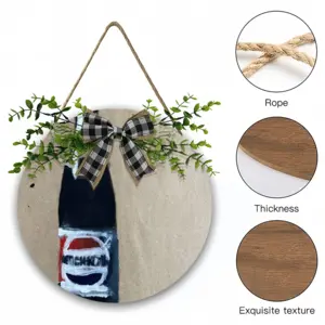 Pepsi Wooden Hanging Board (Circular)