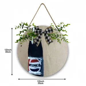 Pepsi Wooden Hanging Board (Circular)