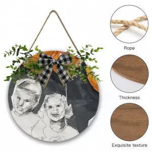 Kidz Wooden Hanging Board (Circular)