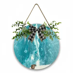 Solitude Wooden Hanging Board (Circular)