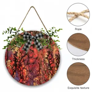 The 4Th Wooden Hanging Board (Circular)