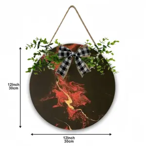 Match Strike Wooden Hanging Board (Circular)