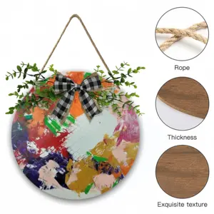 Vitally Wooden Hanging Board (Circular)