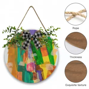 Mixing Wooden Hanging Board (Circular)