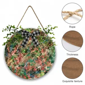 #70-2021 Wooden Hanging Board (Circular)