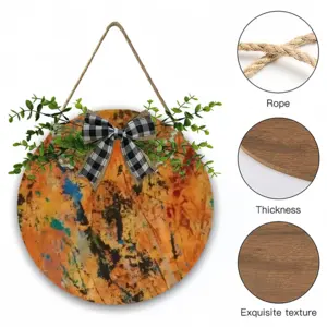 #63-2021 Wooden Hanging Board (Circular)