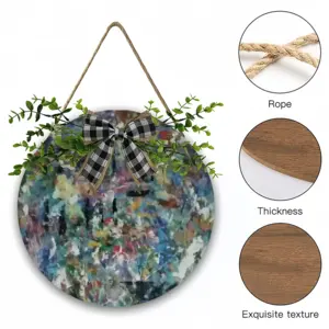 #64-2021 Wooden Hanging Board (Circular)