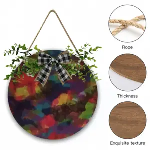 #59-2021 Wooden Hanging Board (Circular)