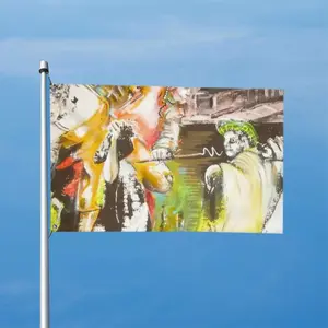 Truck Stop Double Sided Flag (Multi-Size, Horizontal)