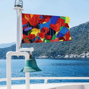 Poppies Double Sided Flag (Multi-Size, Horizontal)