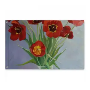 Tulips Double Sided Flag (Multi-Size, Horizontal)