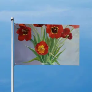 Tulips Double Sided Flag (Multi-Size, Horizontal)