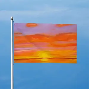 Beach Double Sided Flag (Multi-Size, Horizontal)