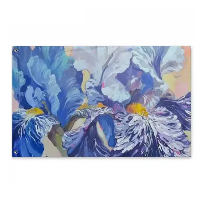 Irises Double Sided Flag (Multi-Size, Horizontal)