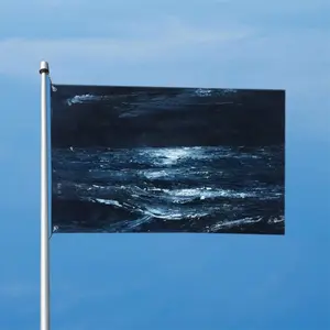 Moonlit Double Sided Flag (Multi-Size, Horizontal)