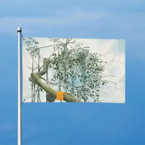 The Sacred Branch Double Sided Flag (Multi-Size, Horizontal)