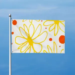 Spring Double Sided Flag (Multi-Size, Horizontal)