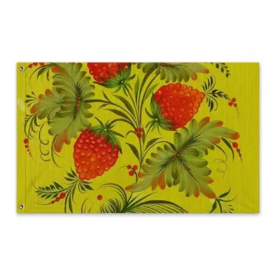 Raspberry Double Sided Flag (Multi-Size, Horizontal)