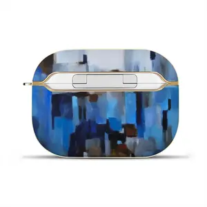 Chefchaouen Airpods Pro Case (Hard Shell, Golden)