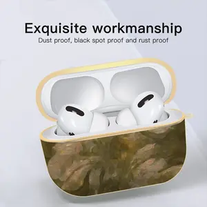 Magnolia Airpods Pro Case (Hard Shell, Golden)