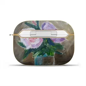 Rose Airpods Pro Case (Hard Shell, Golden)