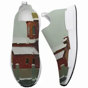 Men Landscape With An Old Church NM-1 Popcorn Shoes