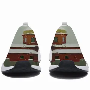 Men Landscape With An Old Church NM-1 Popcorn Shoes