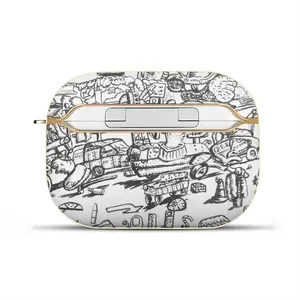 Battleground Airpods Pro Case (Hard Shell, Golden)