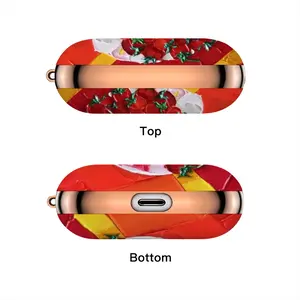 Cherry Tomatoes Airpods Pro Case (Hard Shell, Rose Gold)