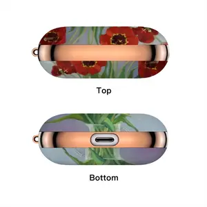 Tulips Airpods Pro Case (Hard Shell, Rose Gold)