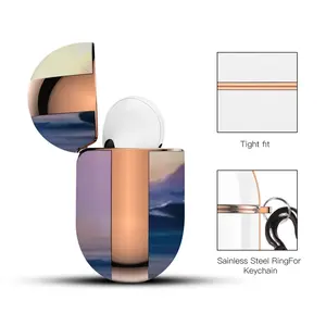 Soft Purple Sea Airpods Pro Case (Hard Shell, Rose Gold)