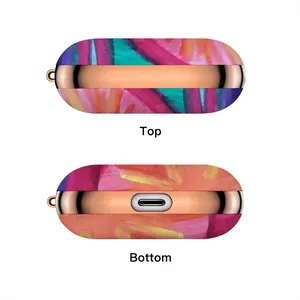 Colorful Straws Airpods Pro Case (Hard Shell, Rose Gold)