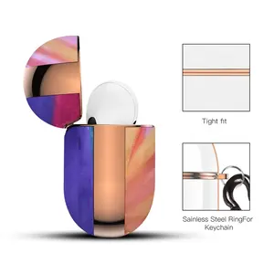 Colorful Straws Airpods Pro Case (Hard Shell, Rose Gold)