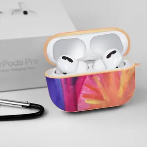 Colorful Straws Airpods Pro Case (Hard Shell, Rose Gold)