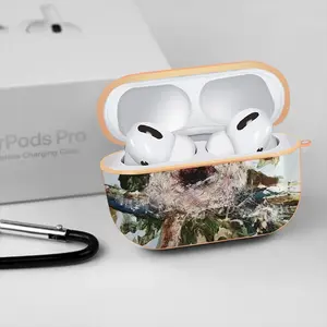 Birds Nest And Flying People Airpods Pro Case (Hard Shell, Rose Gold)