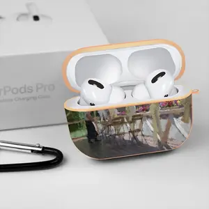 Morning In A Cafe Airpods Pro Case (Hard Shell, Rose Gold)