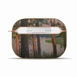 Pine Trees Evening Airpods Pro Case (Hard Shell, Rose Gold)