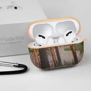 Pine Trees Evening Airpods Pro Case (Hard Shell, Rose Gold)