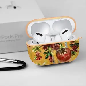 Pomegranates Airpods Pro Case (Hard Shell, Rose Gold)