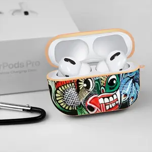 Two-Faced Demon Airpods Pro Case (Hard Shell, Rose Gold)