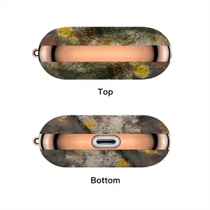 Striped Face Airpods Pro Case (Hard Shell, Rose Gold)