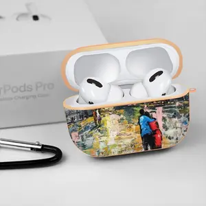 Lovers Walk Airpods Pro Case (Hard Shell, Rose Gold)