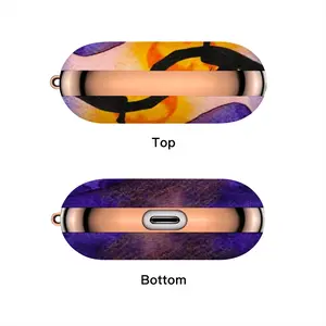 The Moon Fisher - Watercolor Kids Children Fisher Purple Moon Mountain View Landscape Airpods Pro Case (Hard Shell, Rose Gold)